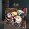 Abstract Dollars Money Clock Motivation Poster Canvas Painting Time Is Money Wall Art For Living Room Home Decor Cuadros