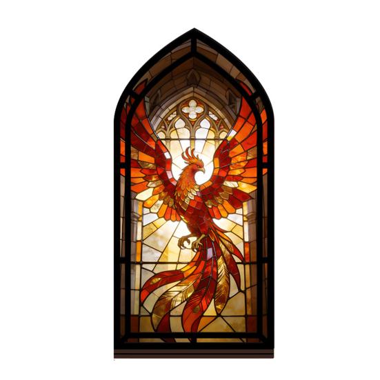 Gothic Book Nook Suncatcher Stained Glass Candle Holder Window Bookshelf Insert Diorama for Library Decor Bookish Gifts for Readers Book Lovers