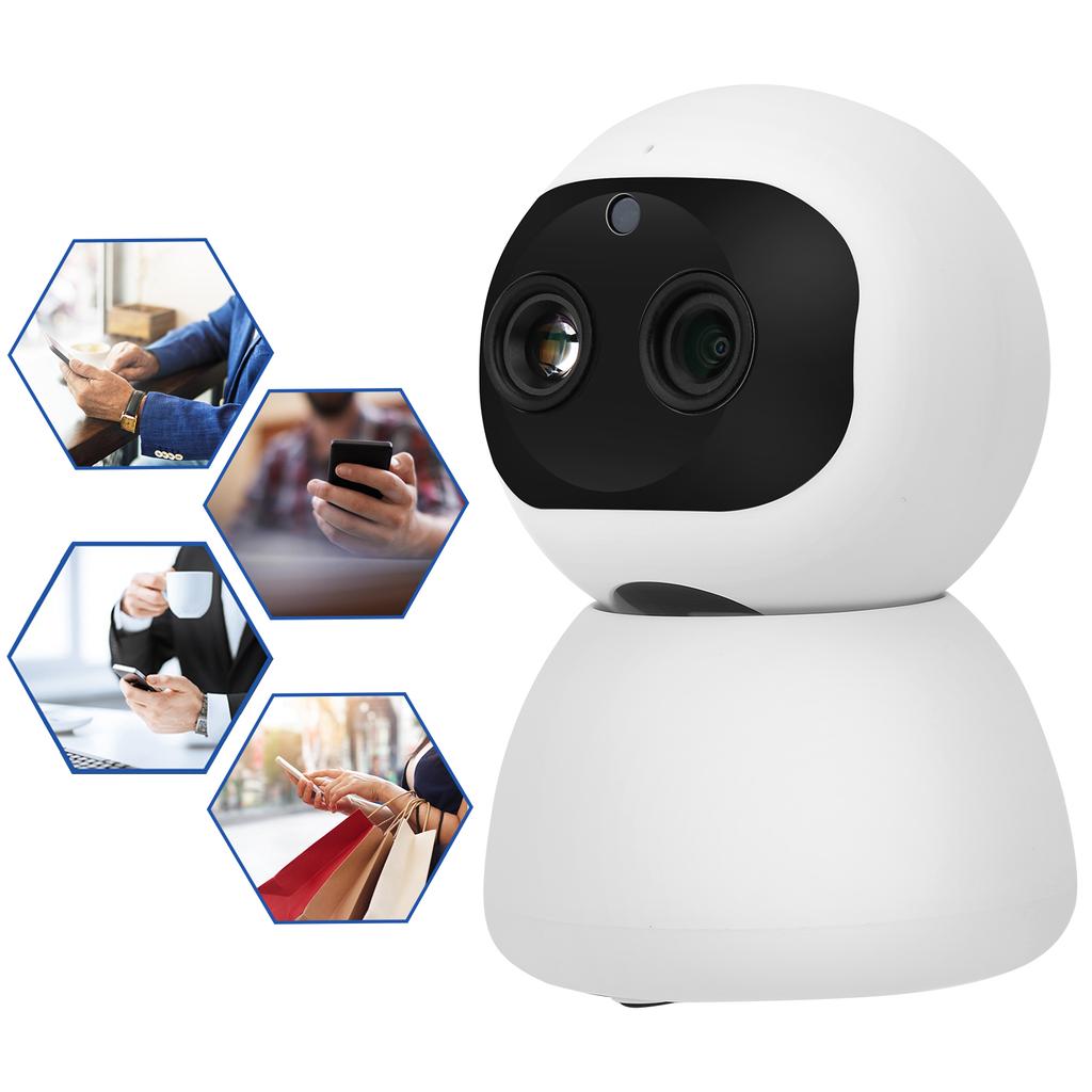 1080P Wifi PTZ Camera Dual Lens Motion Detection 2?Way Audio Infrared Nigh Vision Security CCTV