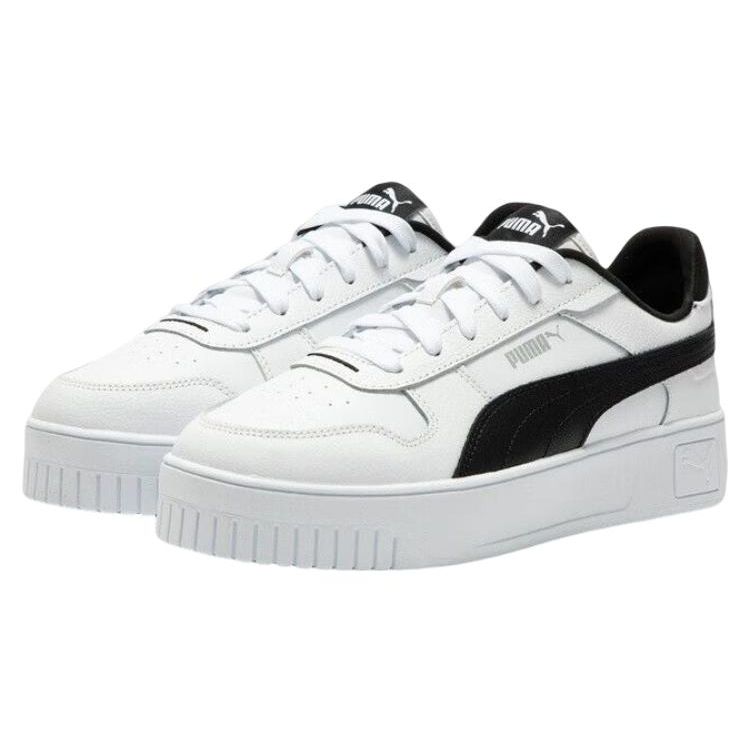 Puma Кроссовки Carina Street White Black Women Silver 389390-03
