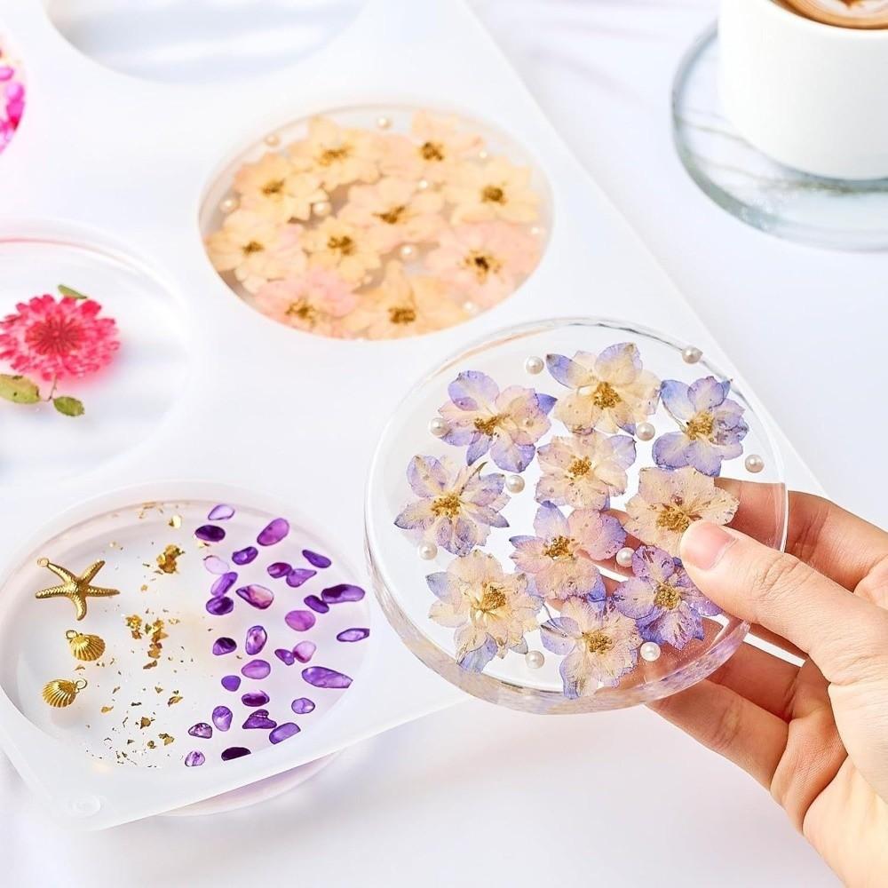 Creative DIY Resin Crafts Round Epoxy Resin Mold Dripping Glue Handicraft Mold Craft Making