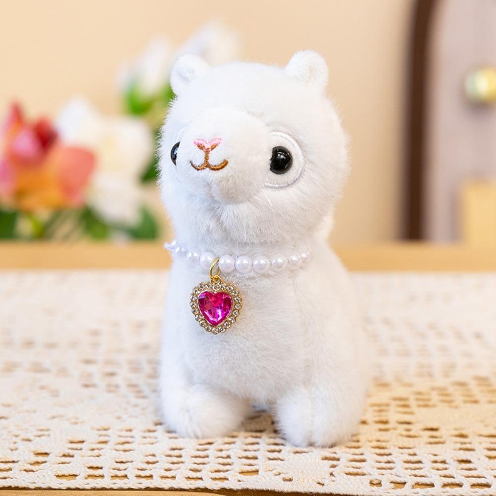 Plush Xinjiang Sheep Pendant Soft Bag Hanging Charm Cute Keychain Ornament Backpack Decor Hanging