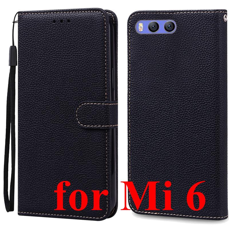 Mi 6 Case For Xiaomi Mi 6 Case Redmi 6 Leather Wallet Flip Case For Xiaomi Redmi 6 Mi6 Phone Case Redmi6 Cover Fundas Shell Bags