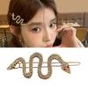 Sparkling Snake Hair Pin Elegant Rhinestones Hair Clip For Parties Weddings And Daily Wear Women Hair Styling Decors