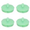10pcs Hair Scalp Massager Shampoo Brush Cleaning Exfoliating Soft Scalp Scrubber for Adults Shower