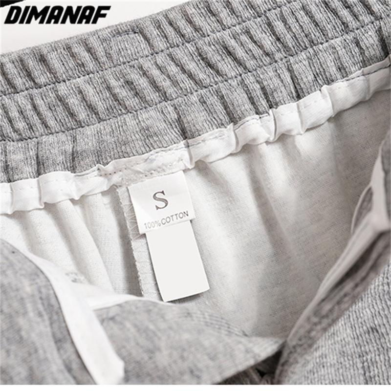Dimanaf 2024 Большие размеры Длинные брюки Женские эластичные свободные однотонные хлопковые свободные повседневные женские базовые брюки