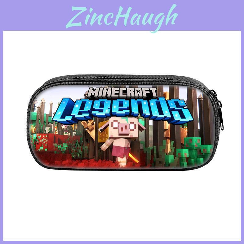 Однослойная пенал-карандашница Minecraft Legends из полиэстера для подростков и в качестве подарка