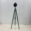 Floor Tripod Spotlight Lamp Theater Searchlight Metal With Wooden Tripod Decorative Full Mate Black