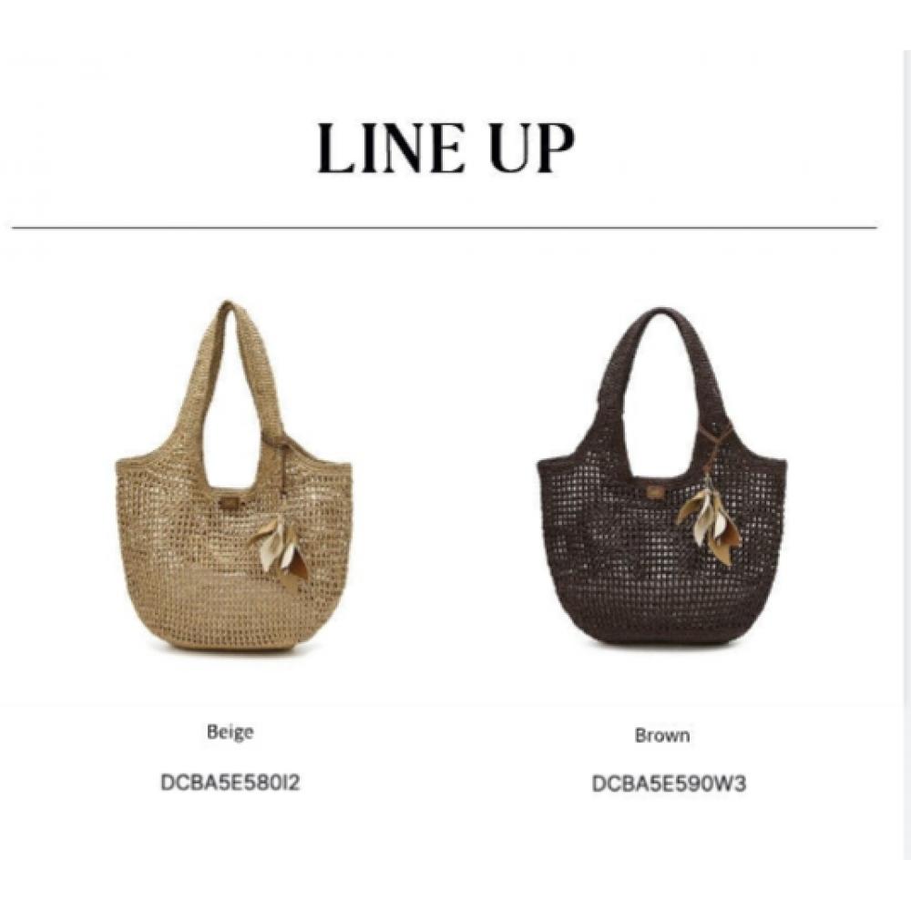 Daks Brown Lapia Twist Mesh ShouLder Bag L Dcba5f590w3