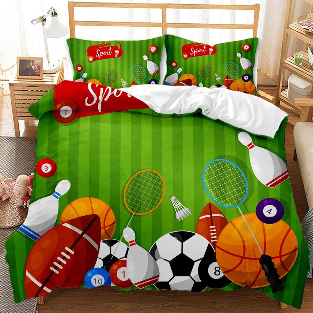 Sports Duvet Cover Set Taekwondo Defense Techniques Sport Practice Bedding Aikido Karate Judo Queen King Polyester Quilt Cover