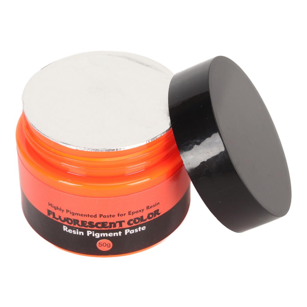 50g Fluorescent Color Resin Pigment Paste High Concentration Highly Pigmented Resin Pigment Paste for Painting Art