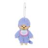 Sekiguchi Monchhichi COLORS H X W X D Keychain, Blue, 203369, 13.5 8.5 5.5cm