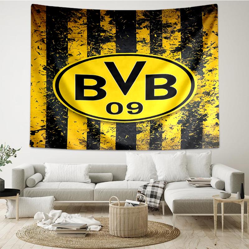 BVB Print Tapestry, Backdrop, Easy Setup, Ideal for Bedroom, Office & Living Room, with Aesthetic Wall Hanging Decor.