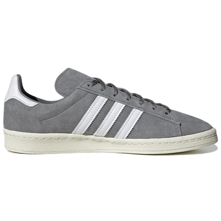 adidas Серые кроссовки унисекс Campus 80s Cloud-White Off-White GX9406