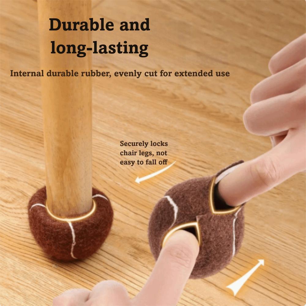 4 шт. Легкая установка Чехлы для стола и стульев Бесшумные Накладки на ножки стола и стульев Подставки для ног Защита столов