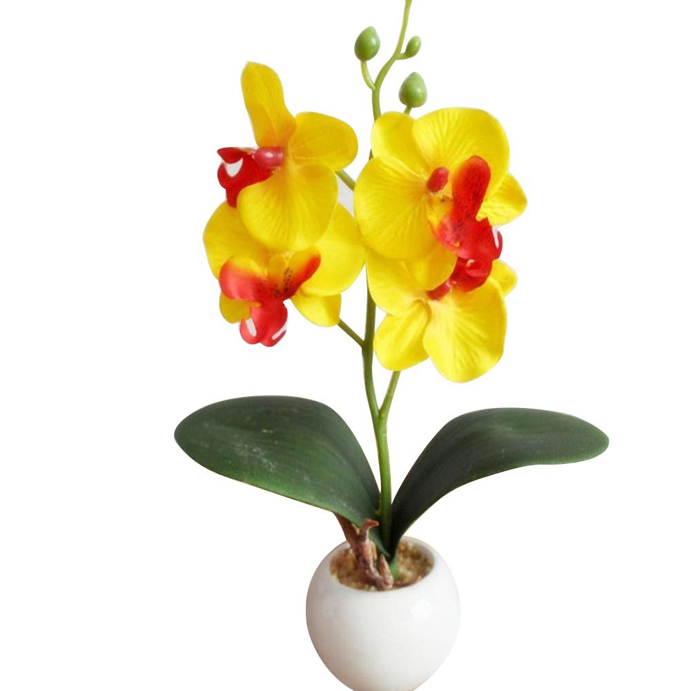 Искусственная Орхидея в горшке