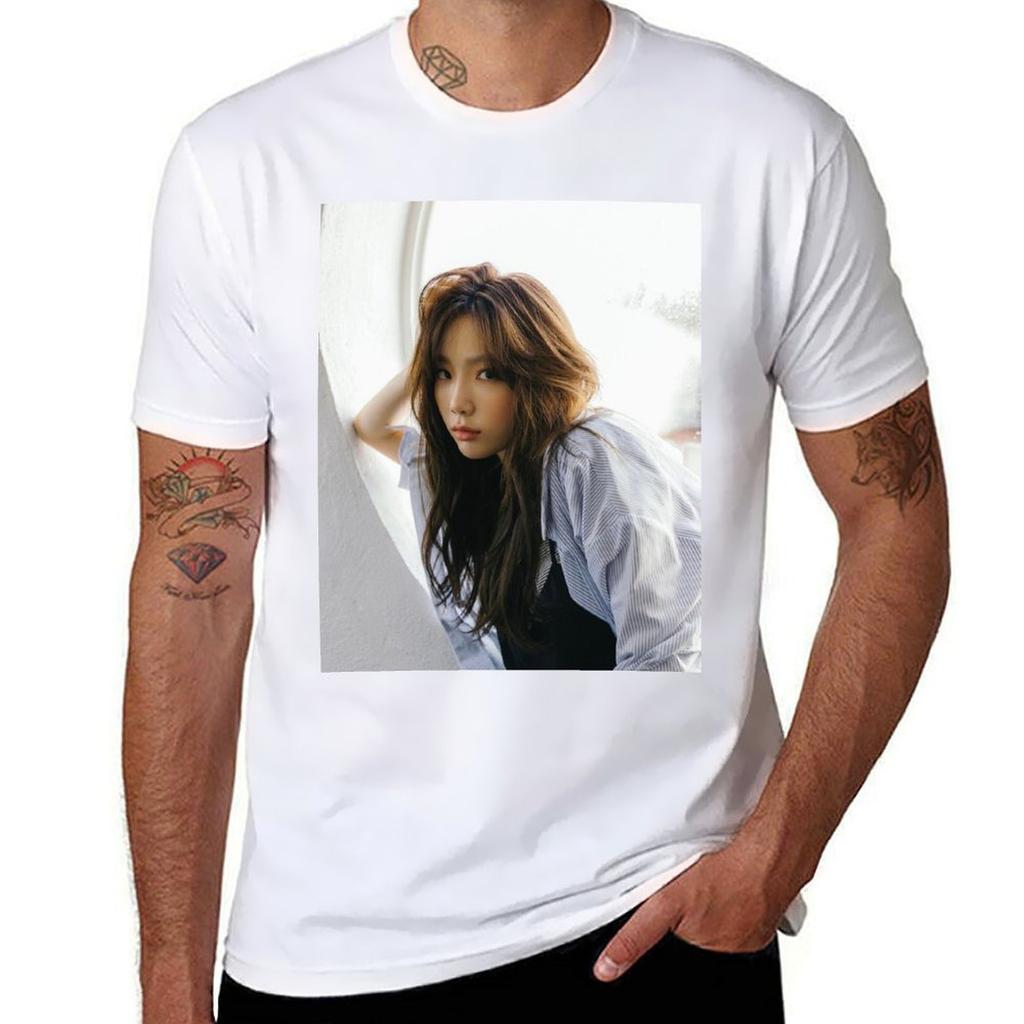 MY VOICE TAEYEON TShirt AntiFade Casual Tee Shirt