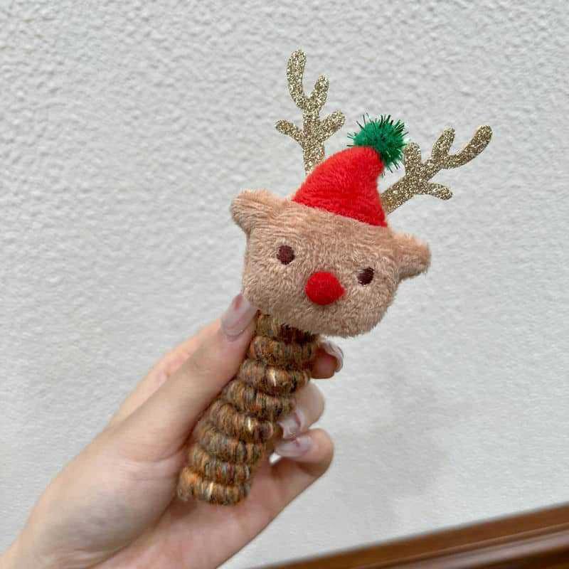 Эластичные резинки для волос для женщин и девочек, однотонные резинки для волос, спиральная катушка, резинка, хвостики, веревка для головы, аксессуары для волос