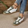 Модные женские белые туфли AJGS, повседневные лоферы 2024 года, новая спортивная обувь высокого качества, роскошные брендовые плоские осенние женские трендовые кроссовки