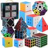 MoYu Cube Gift Box 2x2 3x3 4x4 5x5 Magic Cube SQ-1 Speed Cube Puzzle Game Carbon Fiber Sticker Cubo Present Gift for Kids