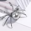 1шт паук жемчужная брошь женский корсаж подарки мужские аксессуары модные украшения