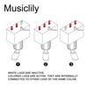 Musiclily Pro 3-Way Box-Type Toggle Switch for Electric Guitar, Chrome