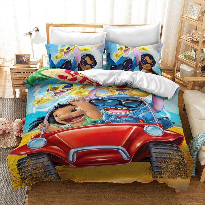 Cozy Lilo Stitch Bedding Set With Stylish Duvet Cover And Pillowcase Design