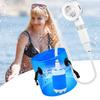 Portable Camping Shower Pump USB Rechargeable Outdoor Camp Hiking Car Washing Pet Cleaning RV Traveling Electric Shower Head Sprayer Pump