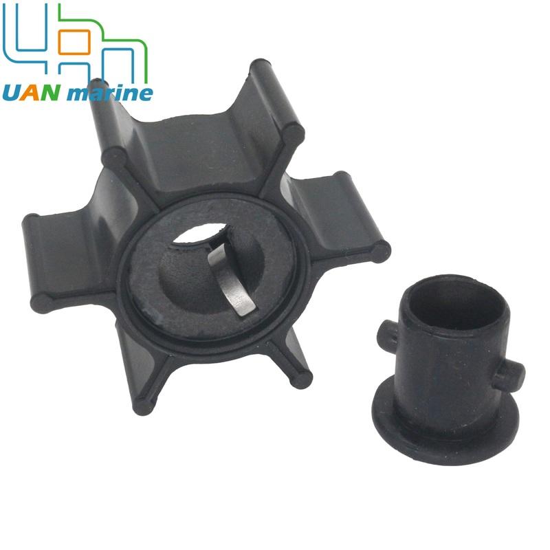 Water Pump Impeller with Gasket compatible with Yamaha 2-Stroke 6HP 8HP Outboard Engine Replaces 6G1-44352-00 18-3066
