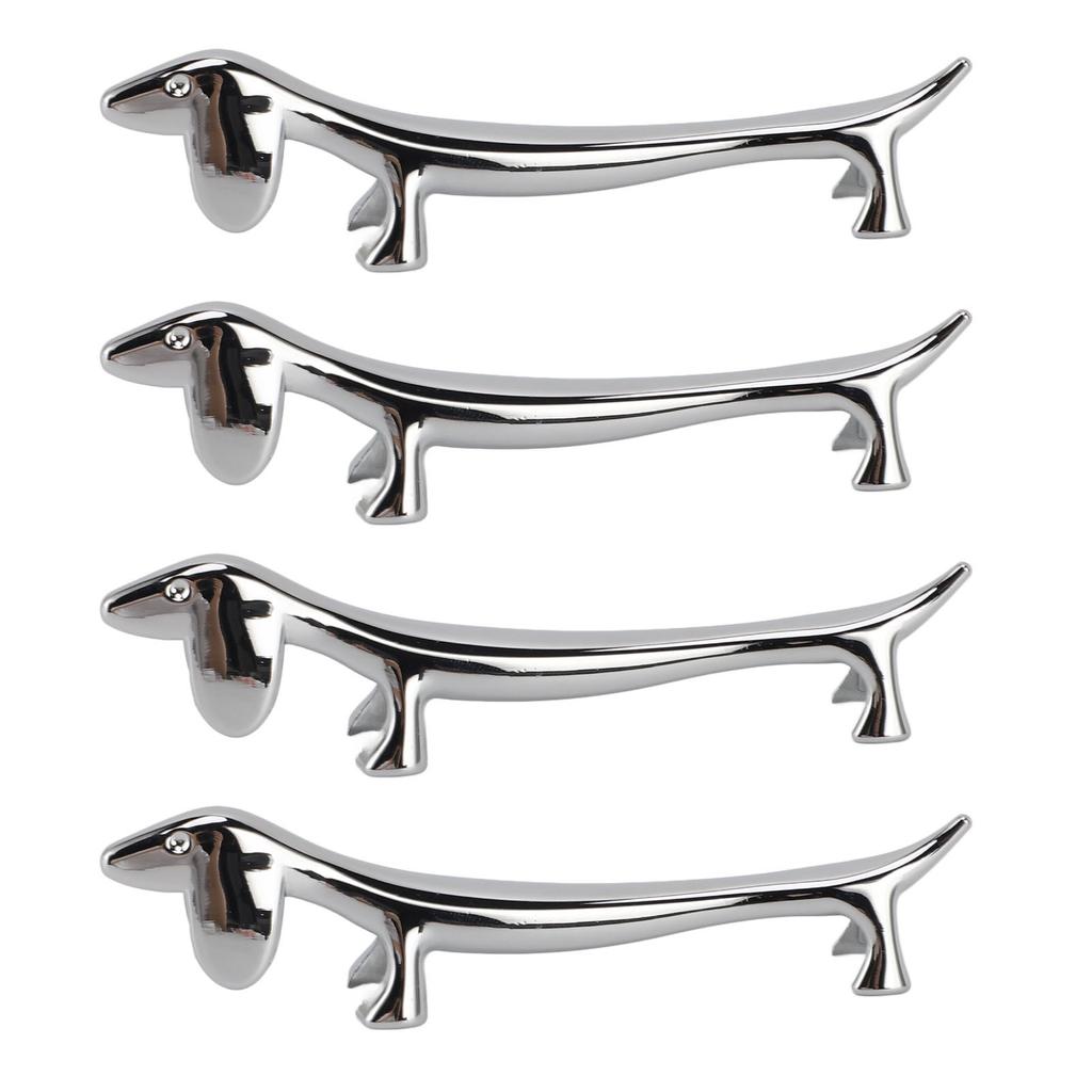 Подставка для столовых приборов, подставка для палочек для еды, полированная, универсальная, из гальванического цинкового сплава, в форме животного для столовых приборов