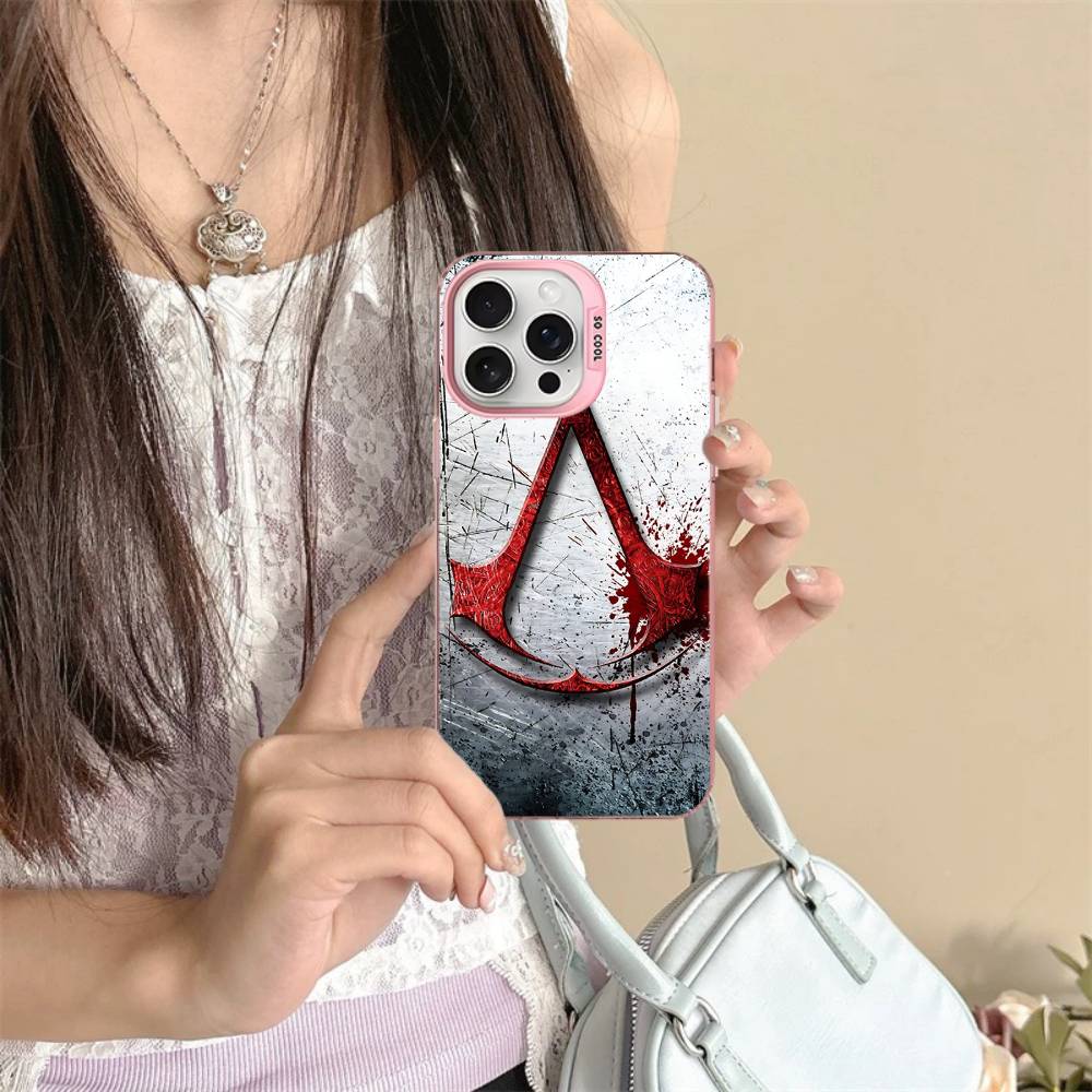 A-Assassin S-Creed Gaming Phone Cases For IPhone 17 16 15 14 13 12 11 Plus Pro Max Pro Color Matte Cover