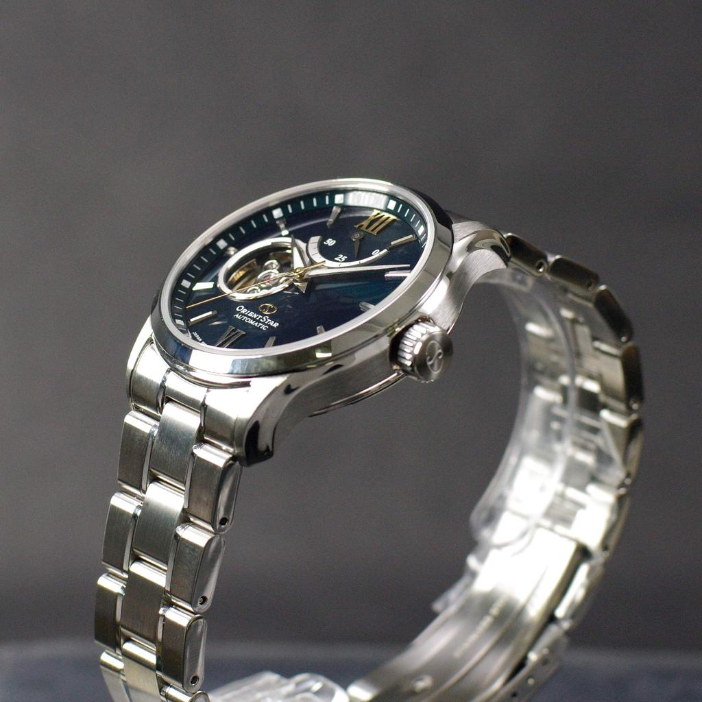 Orient Мужские автоматические часы, полускелетон, темно-зеленые Orient Star RE-AT0002E00B [параллельный импорт]