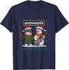 Creative Snowasis Some Might Sleigh Christmas Snowman Rock Band Music Pattern High Quality Cotton TShirt Funny Streetwear Tops