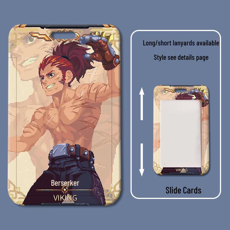 Пластиковый выдвижной чехол Energy Knight для ID-карты и бейджа - Мультяшный дизайн для студентов и профессионалов