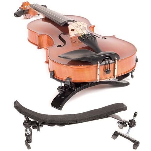 Bon Musica Violin Shoulder Rest, Made In Germany, Flexible, Adjustable (8 Points of Movement) for a Comfortable Fit
