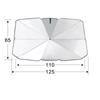 Car Windshield Sunshade Umbrella Type Sun Shade for Car Window Summer Sun Protection Heat Insulation Cloth for Car Front Shading