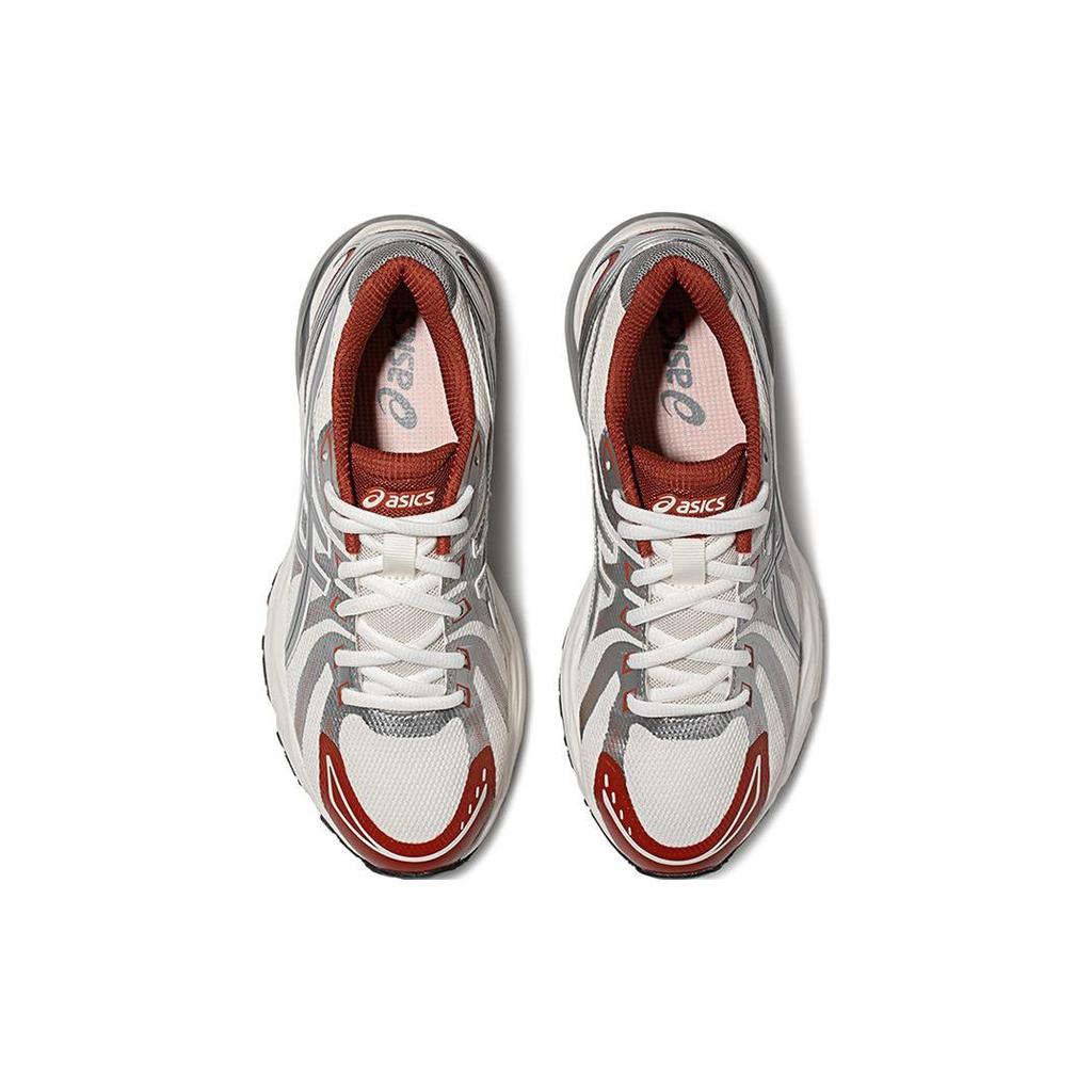 Asics Gel-Flux 4 Модные спортивные тканевые кроссовки из синтетической кожи с амортизацией, низкие, для тренировок и бега, женские, белые, серые, 1012B464-101