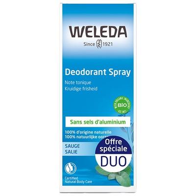 Weleda Duo Дезодорант-спрей Шалфей - 2 X 100 мл