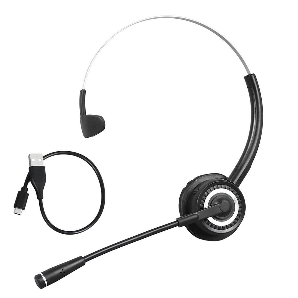 Bluetooth-гарнитура для телефона с шумоподавлением, беспроводные наушники с одним ухом для обслуживания клиентов