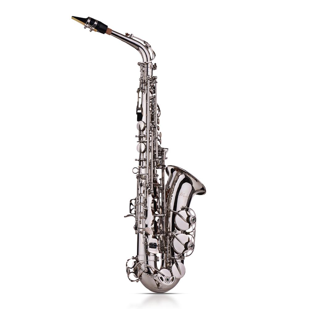 Muslady Eb Alto Saxophone Sax Brass Lacquered Gold 802 Key Type Woodwind