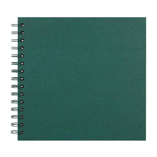 7-Inch Scrapbook Photo Album 40 Pages Twin-wire Binding DIY Hard Cover Spiral Wedding Travel Baby Shower Children