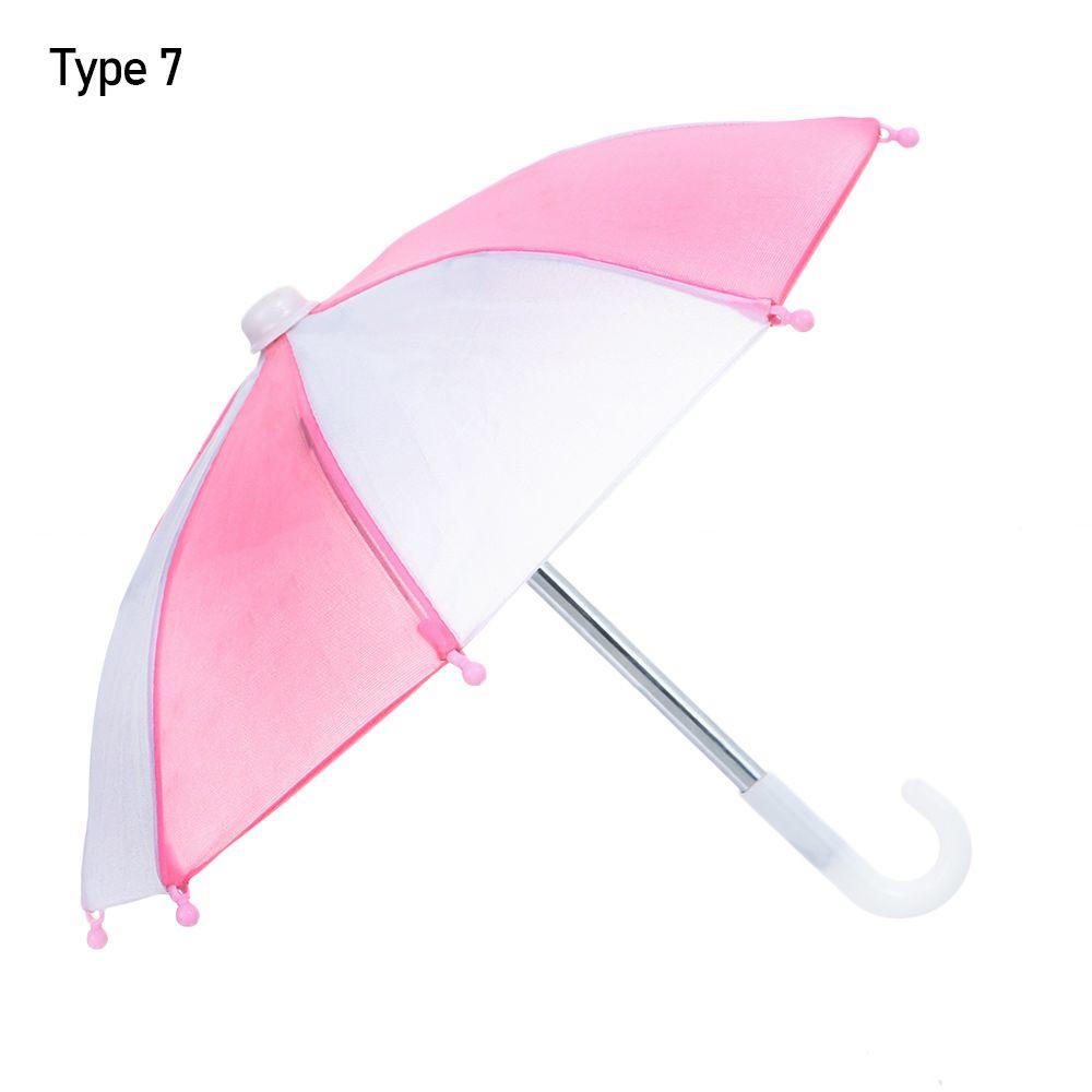 Colors Toy Kids Color Matching Patch Colorful Doll Umbrella Dollhouse Accessories Mini Rain Gear