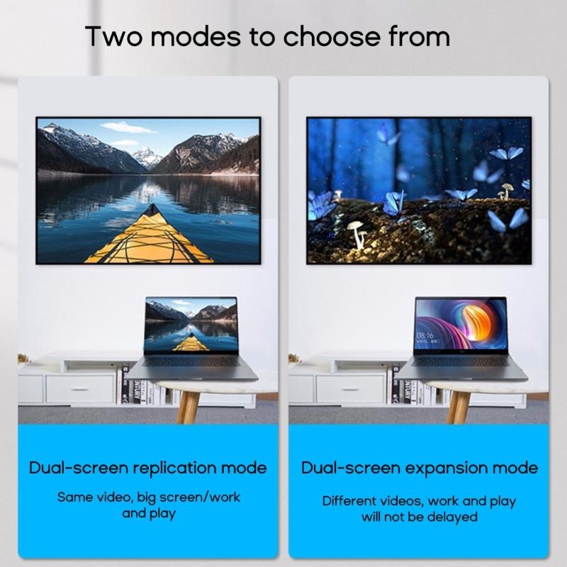 Кабель-удлинитель Конвертер Адаптер Подходит для ПК Ноутбука Компьютера Монитора Проектора 8K 60 Гц 4K 120 Гц 270° Высокое Разрешение