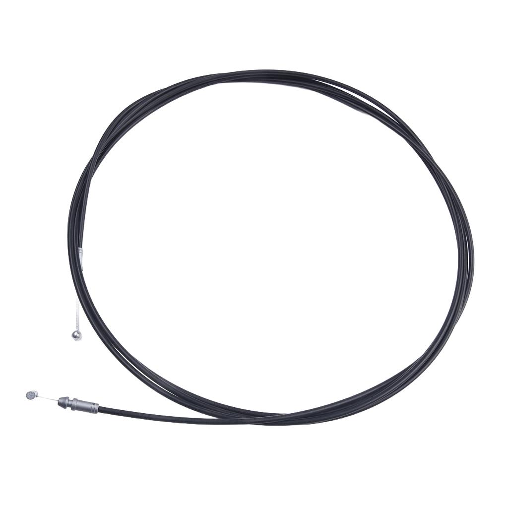 Trunk Lid Release Cable Replacement Set 1pcs Auto Parts Black Car Accessories Kit Metal Plastic Easily Install