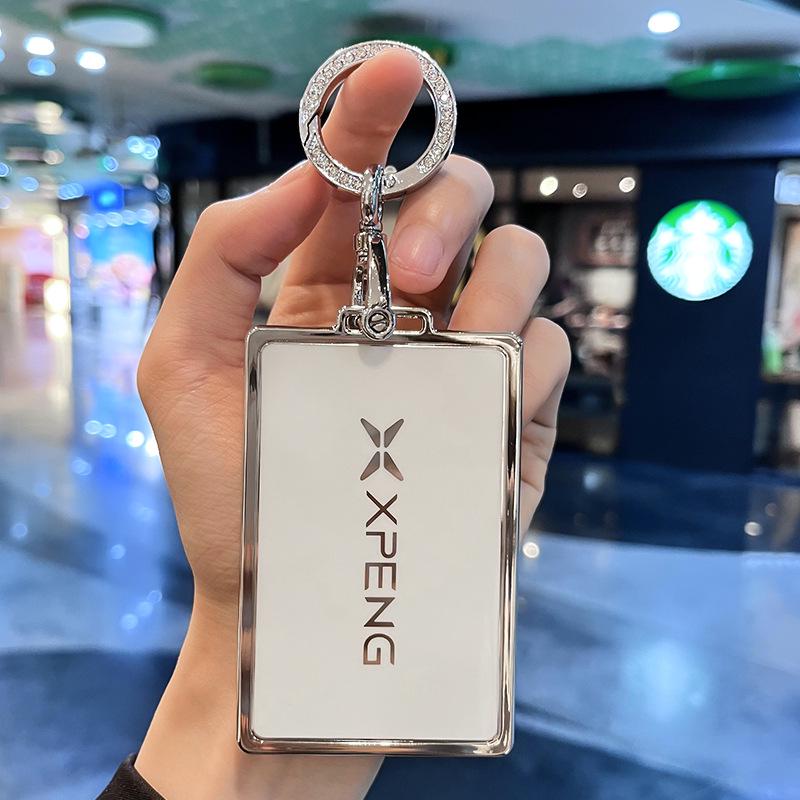 Чехол для ключа XPeng для P7, G6, P5, G9, G3i - Металлический держатель для карт NFC для мужчин и женщин