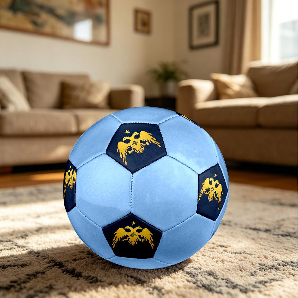 1PC Eagle Symbol Star Soccer Ball Size 5 Football Machine Sewn Indoor/Outdoor Universal Football S3