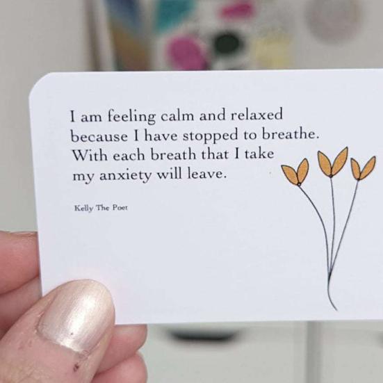 1 комплект, карманная открытка со стихами и сумкой для хранения, снятие стресса, тревога, позитивная жизненная поддержка эмоций, комплект карточек со стихами, подарок для детей и взрослых