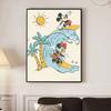 DIY Diamond Painting Mickey Minnie Is Surfing Cross Stitch Kit Mosaic Art Diamond Painting Full Circle Diamond Home Decoration