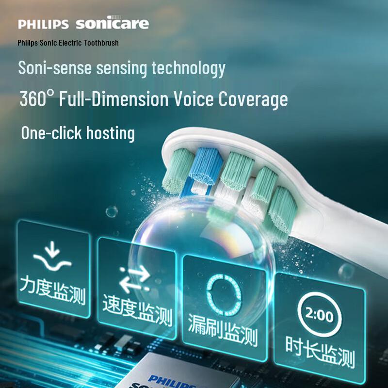 Philips Электрическая зубная щетка Sonicare DiamondClean Серии 5000 с ИИ, штекер CN (адаптер в комплекте)