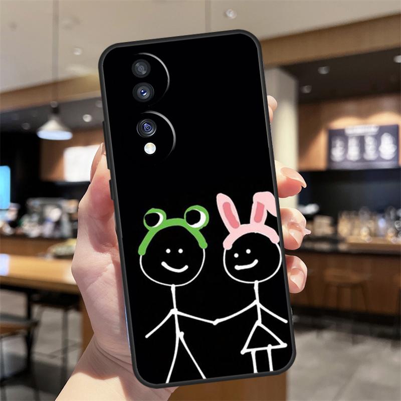 Мультяшный спичечный человечек Чехол для Honor Magic 5 6 7 8 Pro Honor 200 400 50 70 90 Lite X8b X8c X9b X9c X9d Win RT Чехол